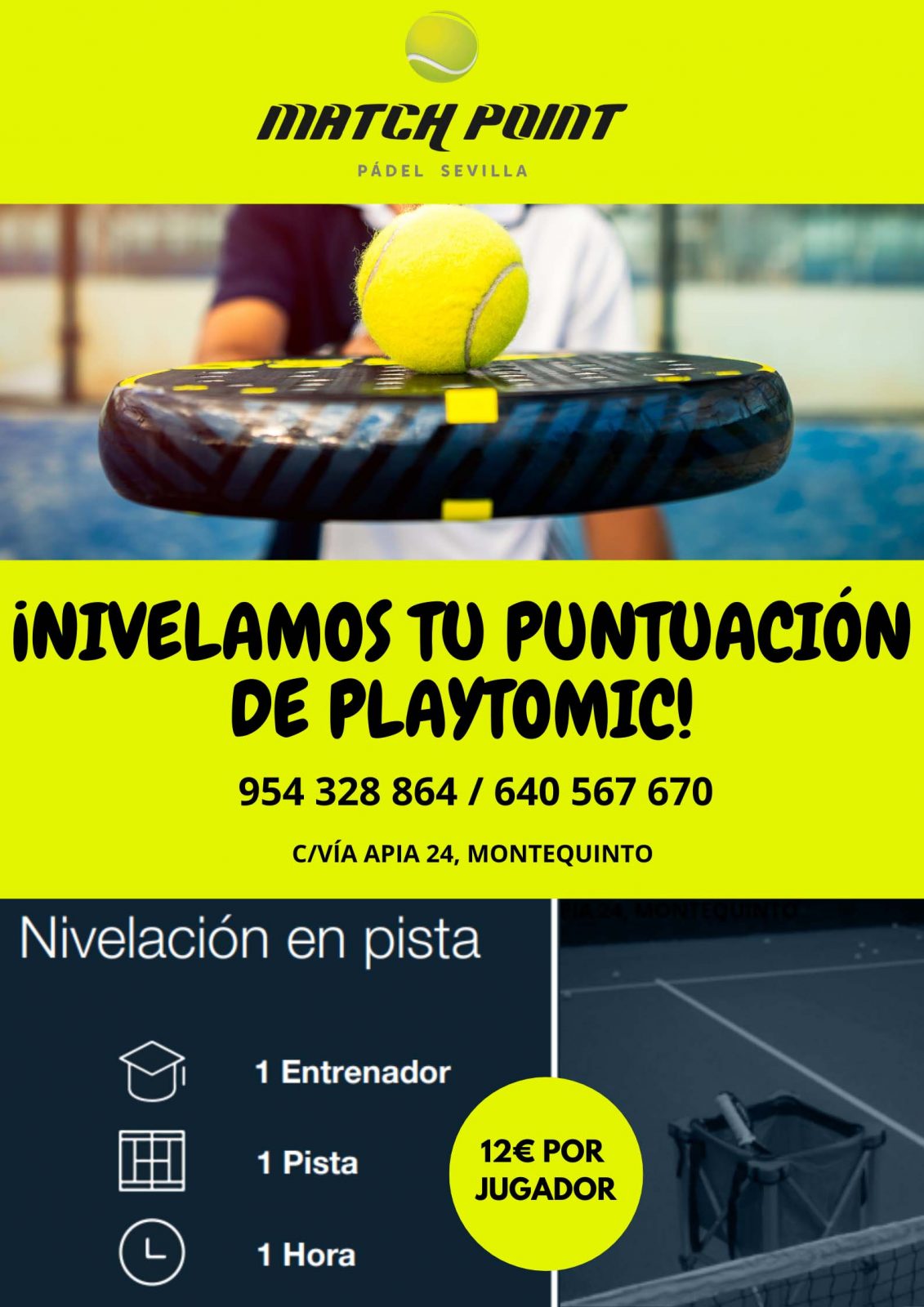 MATCH POINT NIVELA TU PUNTUACION EN PLAYTOMIC