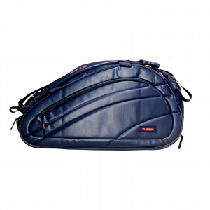 PALETERO GAME SET & MATCH AZUL MARINO DETALLES CORAL "ZUSSET"