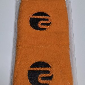 Muñequera Naranja-Negra 2 Unds Zusset