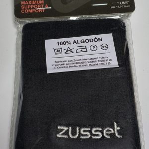 Muñequera Negra-Blanca Larga 1 Und Zusset